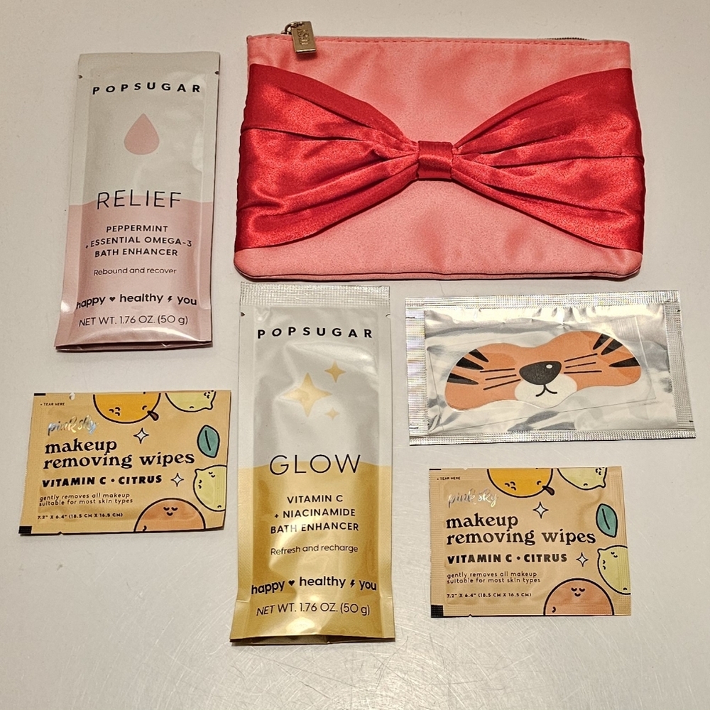 Red Bow 6 Piece Self Care Bundle